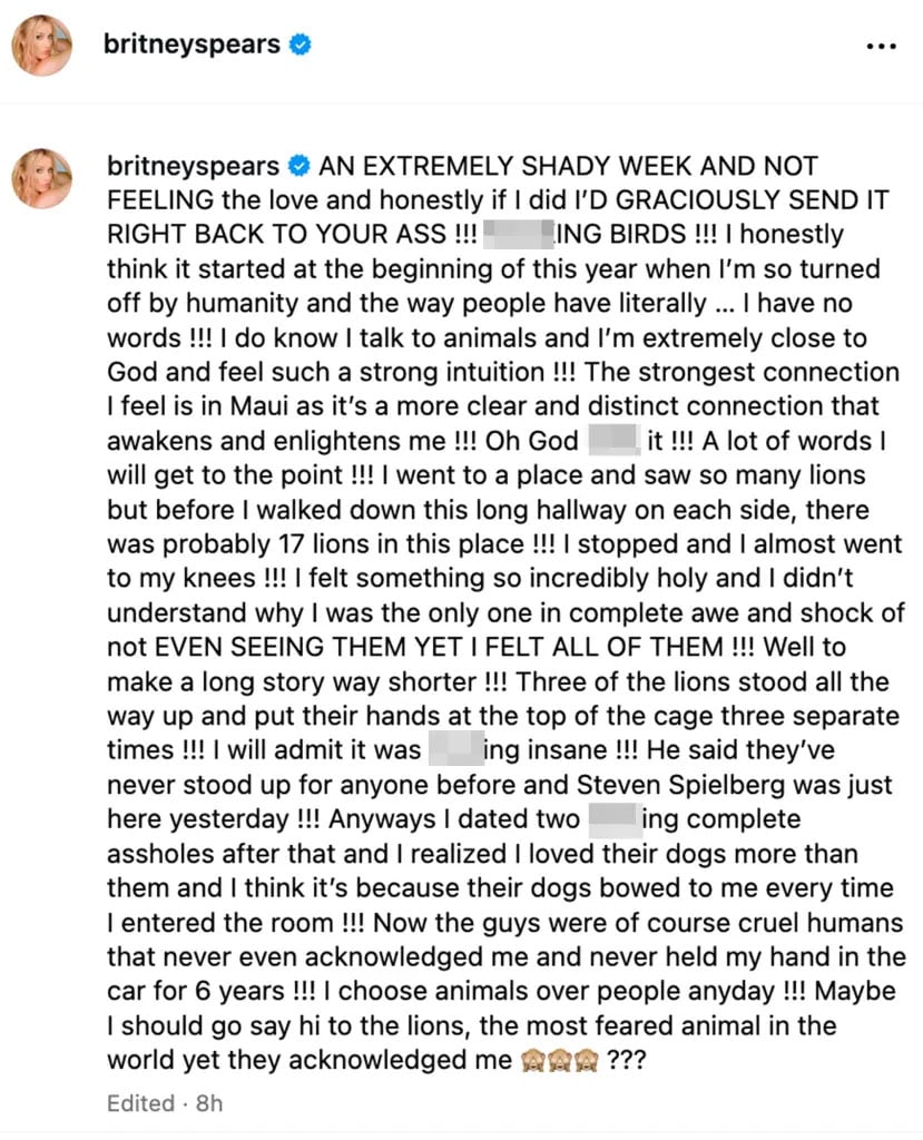 Britney Spears sends clear message to Sam Asghari after bombshell claims