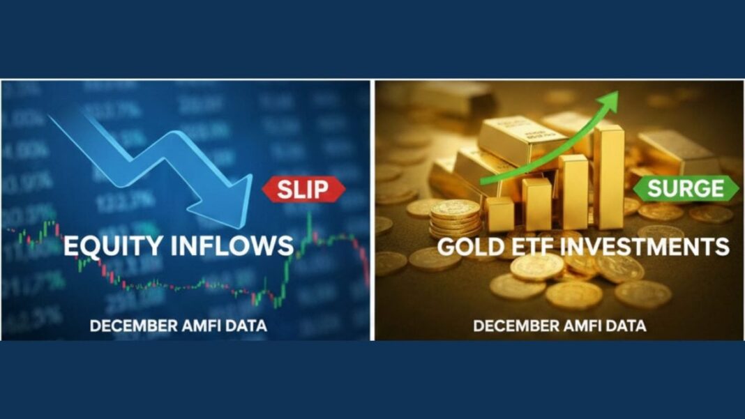 Equity Inflows Slip 6%, Gold ETF Investments Surge 211% In December: AMFI Data | Savings and Investments News